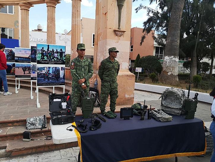 EXPONE  EJÉRCITO MEXICANO SU TRABAJO EN FRESNILLO