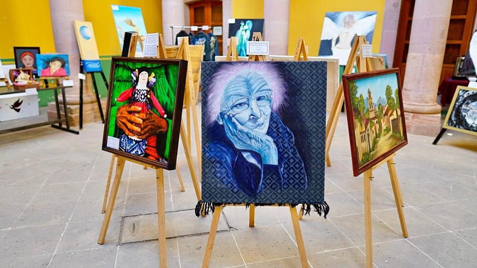 EXPONEN OBRA PICTÓRICA, PENSIONADOS Y JUBILADOS DEL ISSSTEZAC&nbsp; 