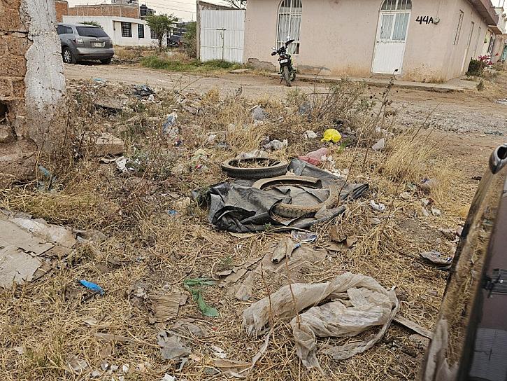 EXPORTAN TIRADERO DE BASURA CLANDESTINOS EN LA PLUTARCO ELÍAS CALLES 