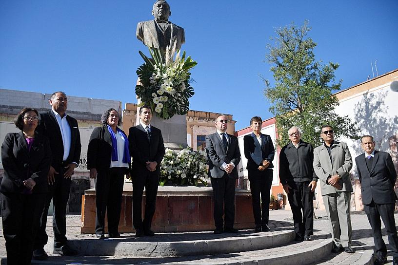 CONMEMORAN A BENITO JUÁREZ EN GUADALUPE