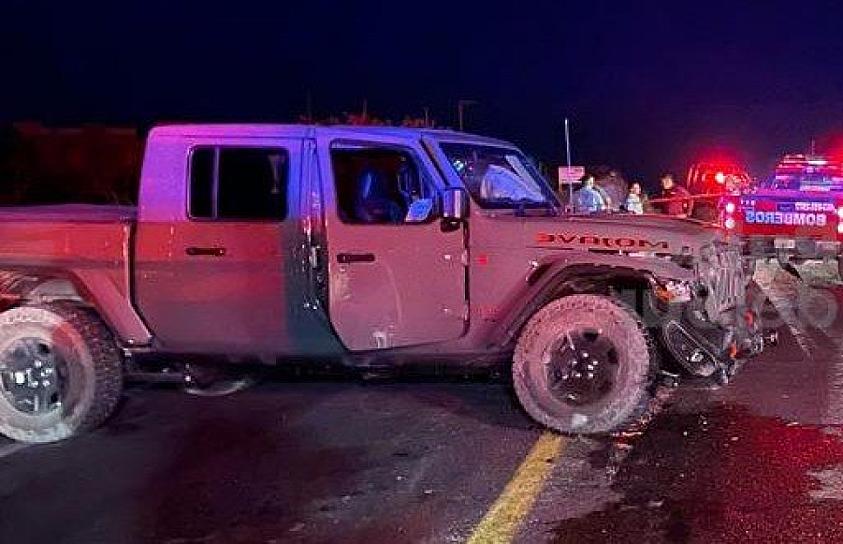 FATAL CARAMBOLA DE TRES VEHÍCULOS EN JALPA