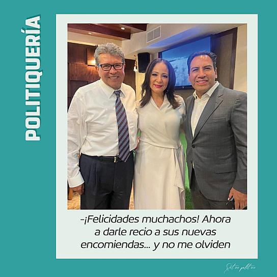 -¡Felicidades muchachos! Ahora a darle recio a sus nuevas encomiendas... Y no me olviden