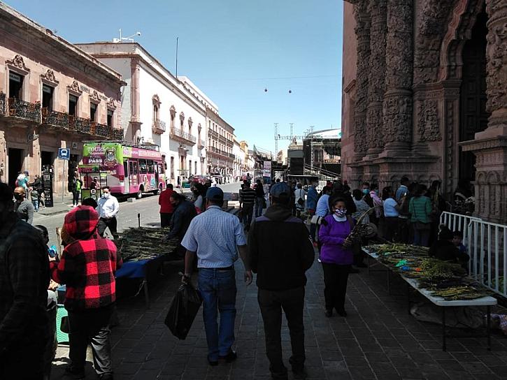 FERVOR RELIGIOSO EN LA CAPITAL ZACATECANA POR EL DOMINGO DE RAMOS  