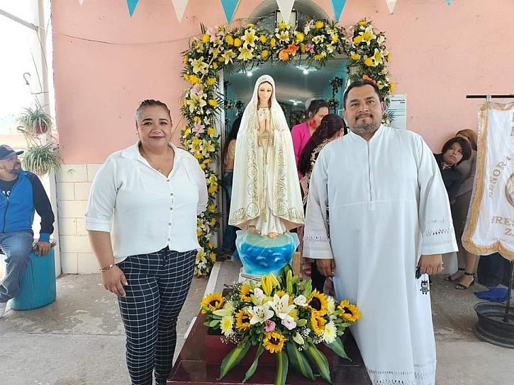 FESTEJAN A LA VIRGEN DE FÁTIMA EN COMUNIDAD SAUCITO DE POLEO