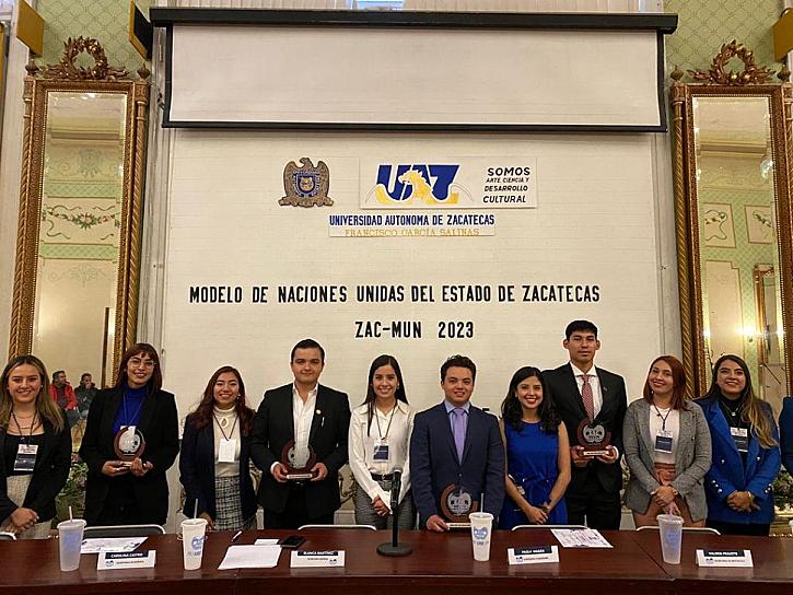 FINALIZA LA CUARTA EDICIÓN 2023 DEL MODELO DE NACIONES UNIDAS ZACMUN 2023