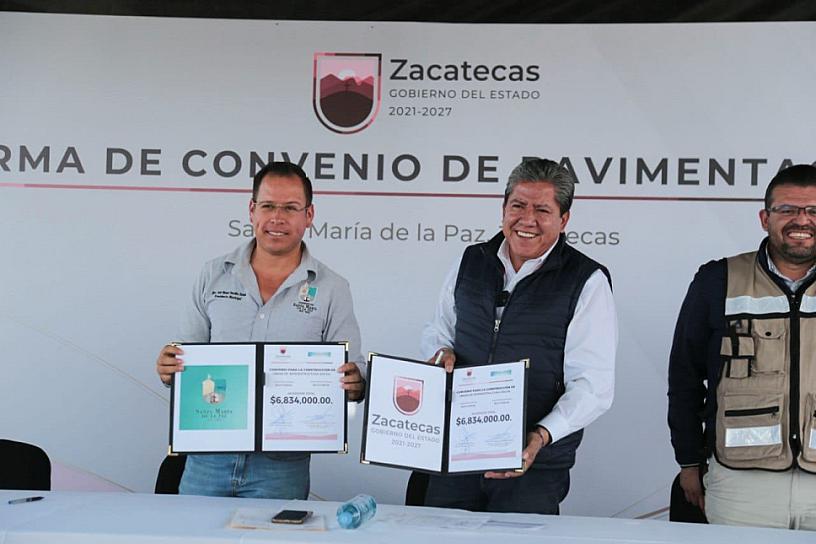 FIRMA DMA CONVENIO DE INFRAESTRUCTURA CON EL MUNICIPIO MÁS JOVEN DEL ESTADO 