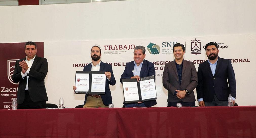 FIRMA GOBERNADOR CONVENIO CON LA SECRETARÍA DEL TRABAJO PARA FORTALECER EL EMPLEO 