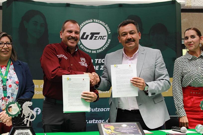 FIRMAN CONVENIO DE COLABORACIÓN INCUFIDEZ Y LA UTZAC