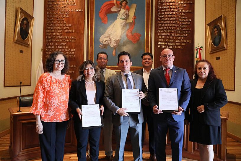 FIRMAN CONVENIO DE PRESTACIONES LABORALES PARA PERSONAL SINDICALIZADO DEL PODER JUDICIAL