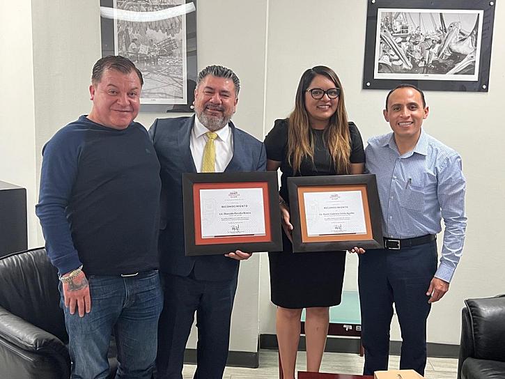 FIRMAN CONVENIO EL OIC DE FRESNILLO Y EL INE