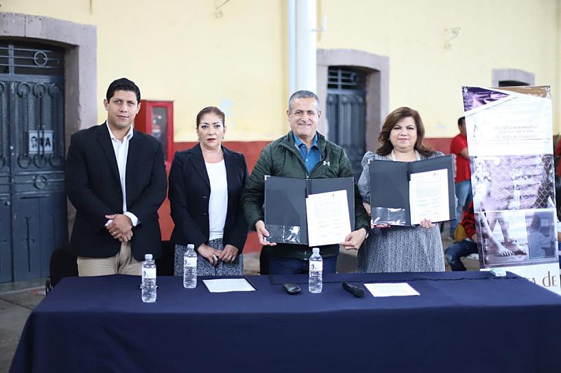 FIRMAN CONVENIO JEREZ Y FISCALÍA ESPECIALIZADA PARA LA ATENCIÓN DE TRATA DE PERSONAS 