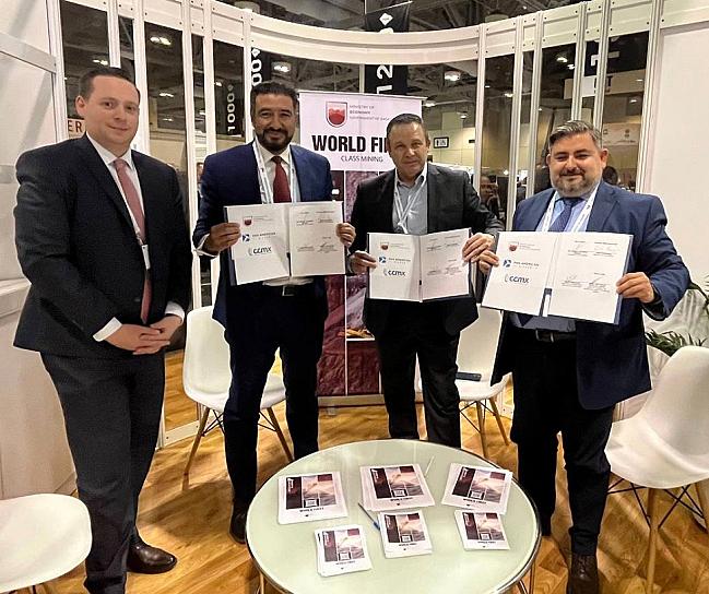 FIRMAN CONVENIO PAN AMERICAN SILVER POR 400 MDP PARA LAS MIPYMES