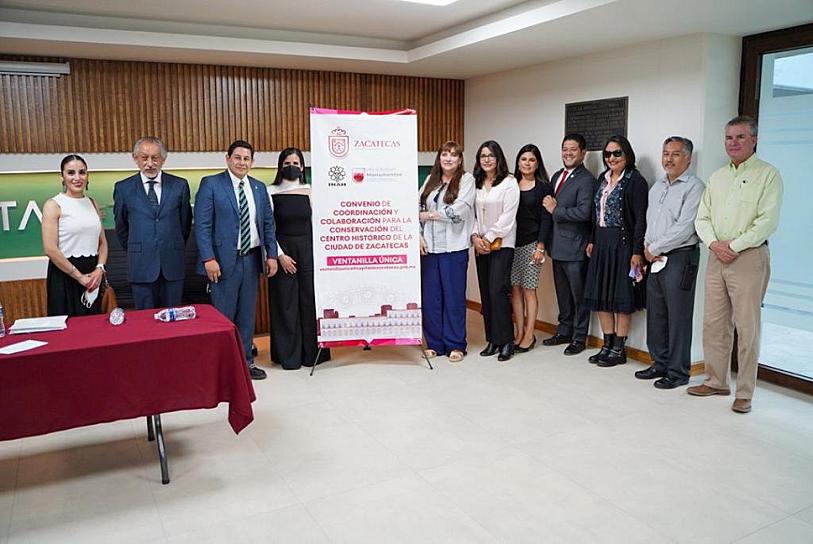 FIRMAN CONVENIO PARA PROTECCIÓN DEL CENTRO HISTÓRICO