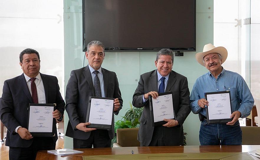 FIRMAN CONVENIO PARA SUBSIDIAR ADEUDOS HISTÓRICOS DE 11 MIL 352 PRODUCTORES DEL CAMPO ZACATECANO