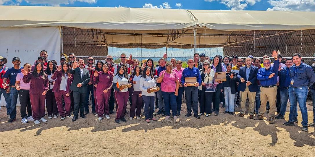 FOMENTAN CECYTEZ Y ORLA CAMINO ROJO ECONOMÍA DE SAN TIBURCIO