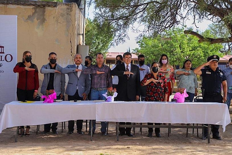 FOMENTAN LOS VALORES CIVICOS EN EL MEZQUITE