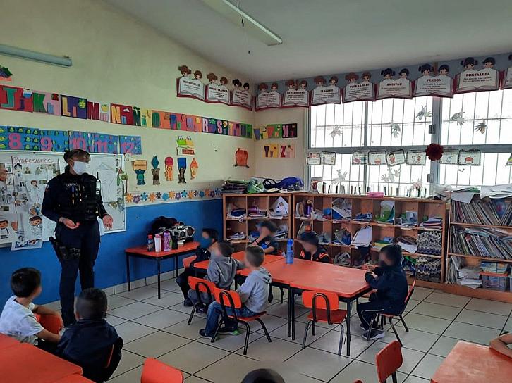 FOMENTA POLICÍA AUTOPROTECCIÓN Y PARTICIPACIÓN ENTRE NIÑOS 