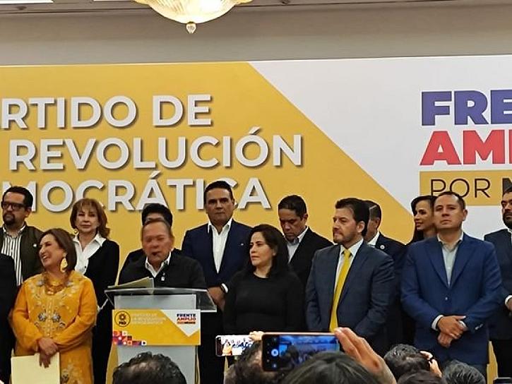 FORMALIZA PRD RESPALDO A CANDIDATURA DE XÓCHITL GÁLVEZ 