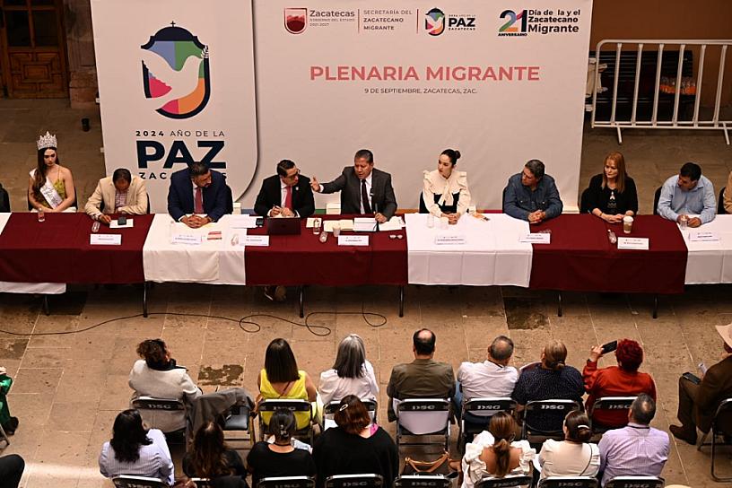 FORTALECEN LAZOS EN PLENARIA MIGRANTES ZACATECAS Y CONNACIONALES  &nbsp;