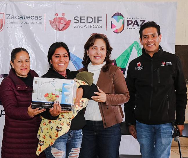Fortalecerá SEDIF a las familias zacatecanas con entregas de paquetes alimentarios durante el 2025