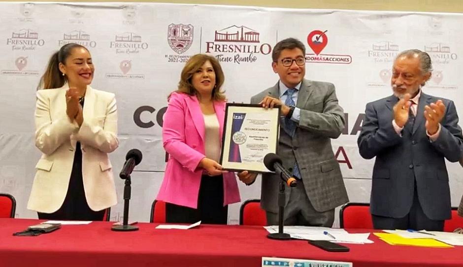 FRESNILLO, ENTRE LOS CUATRO MUNICIPIOS QUE CUMPLEN AL 100 ANTE EL IZAI 