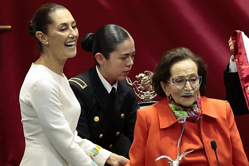 FUE DECISIÓN DE IFIGENIA MARTÍNEZ ACUDIR A LA TOMA DE POSESIÓN: SHEINBAUM