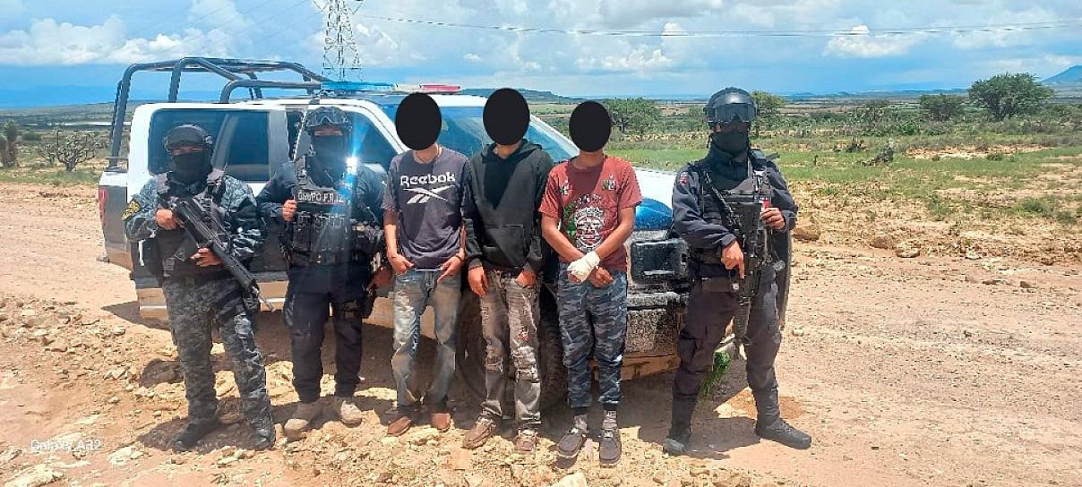 RESCATAN A CINCO VÍCTIMAS DE PRIVACIÓN ILEGAL DE LA LIBERTAD EN PINOS
