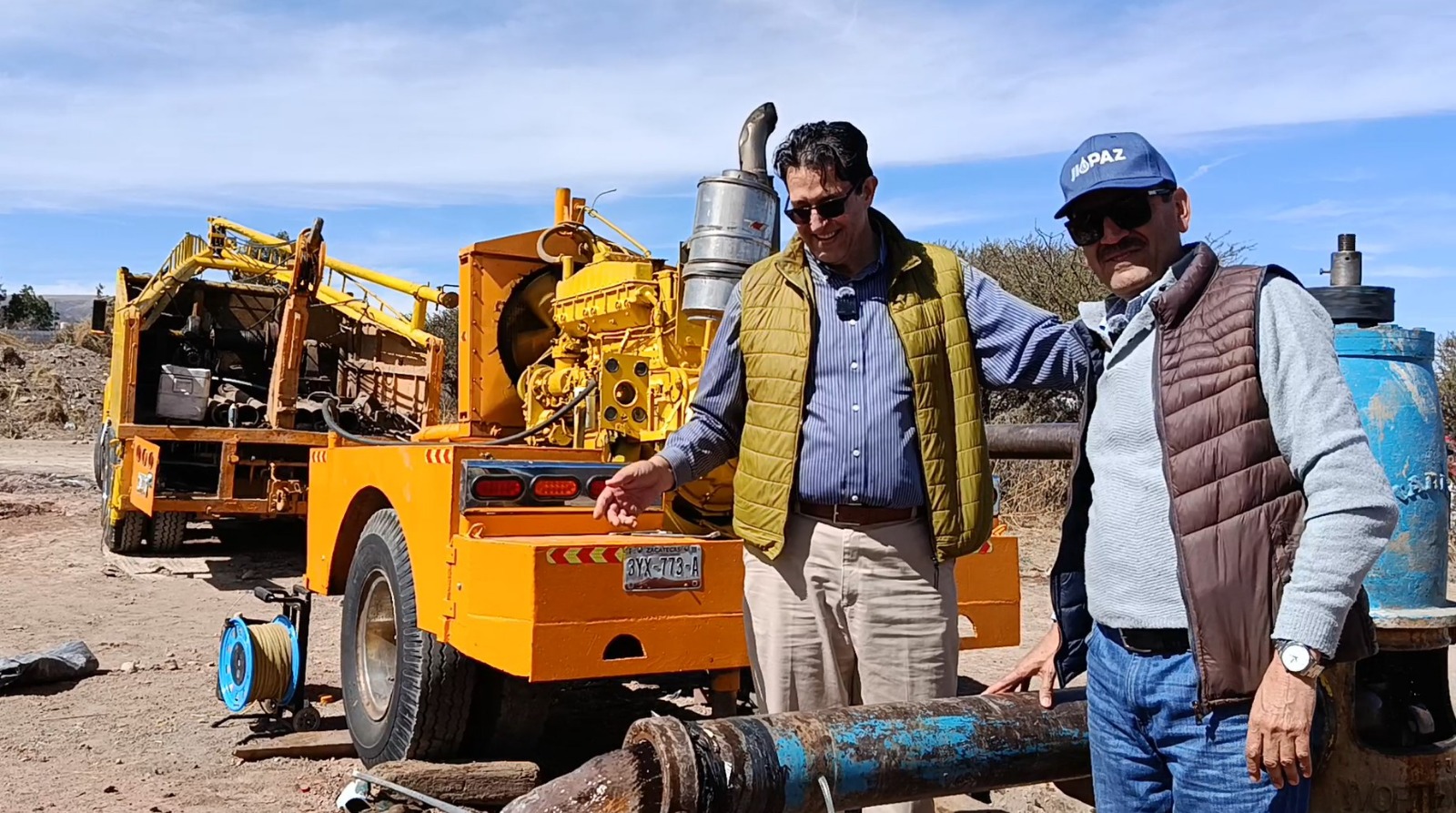 IMPULSA GOBIERNO DE ZACATECAS PERFORACIÓN DE POZO PARA DOS COMUNIDADES DE LA ENTIDAD