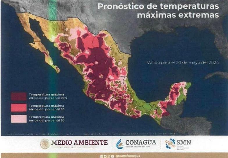 PROVOCARÁ ONDA DE CALOR TEMPERATURAS DE HASTA 40 GRADOS CELSIUS