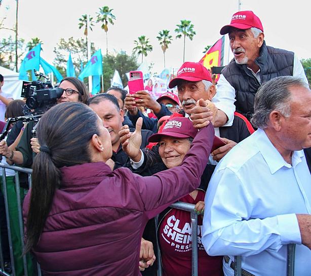 GARANTIZA SHEINBAUM SEGURIDAD Y LIBERTAD DE LAS MUJERES DE LLEGAR A LA PRESIDENCIA 