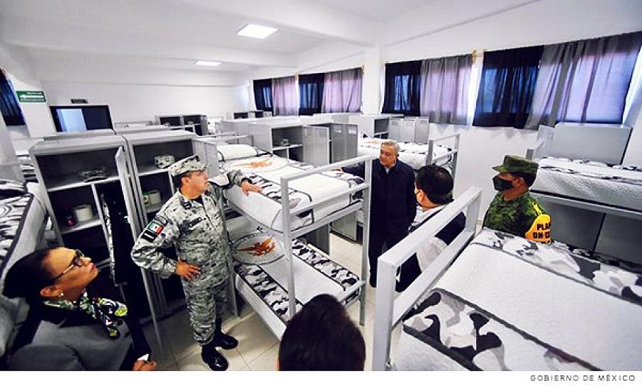 GOBIERNO SEGUIRÁ FORTALECIENDO A GUARDIA NACIONAL E INSTALANDO CUARTELES: AMLO