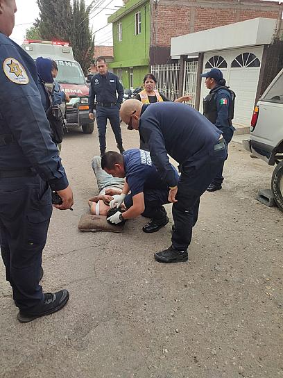 GOLPEAN A UN HOMBRE CON UNA CADENA&nbsp;