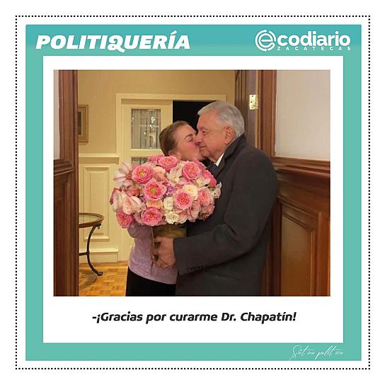 -¡Gracias por curarme Dr. Chapatín!