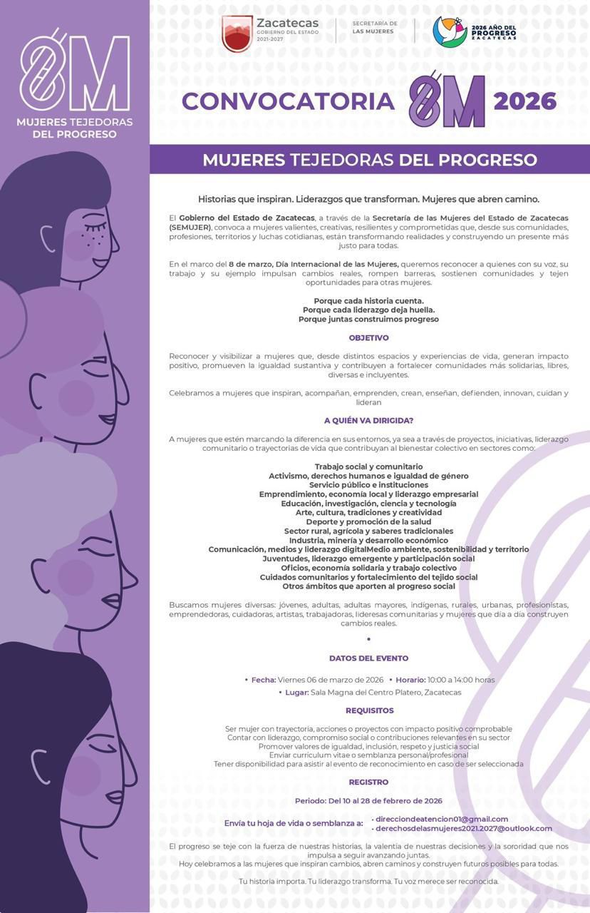 EXHORTA ZACATECAS A SUMARSE A MUJERES TEJEDORAS