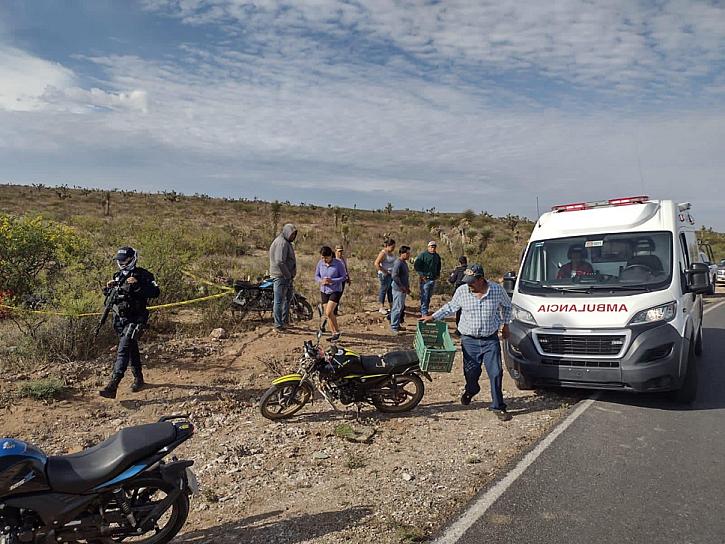 GRAVEMENTE HERIDO MOTOCICLISTA TRAS ACCIDENTARSE EN CARRETERA DE GUADALUPE