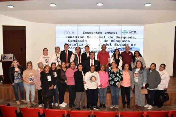 ENCABEZA FGJEZ ENCUENTRO CON COMISIÓN NACIONAL DE BÚSQUEDA