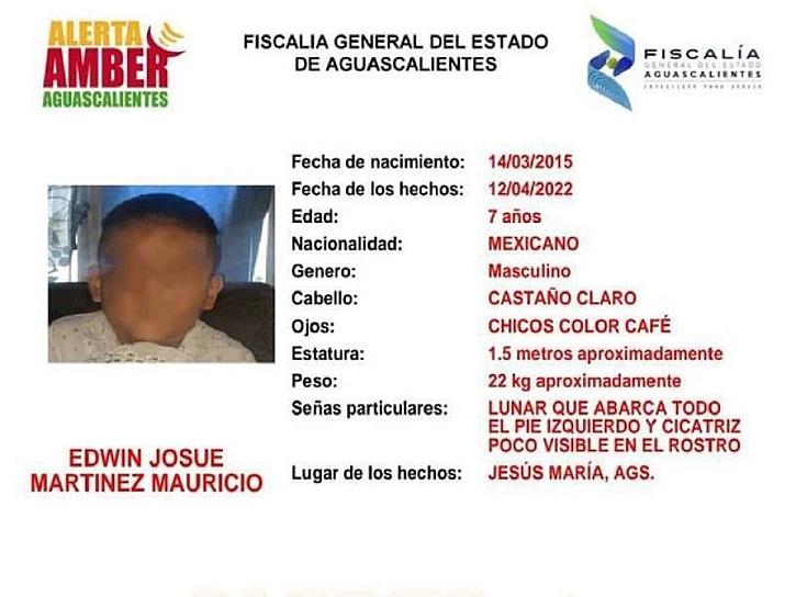 HALLAN SIN VIDA CUERPO DE MENOR DESAPARECIDO EN AGUASCALIENTES