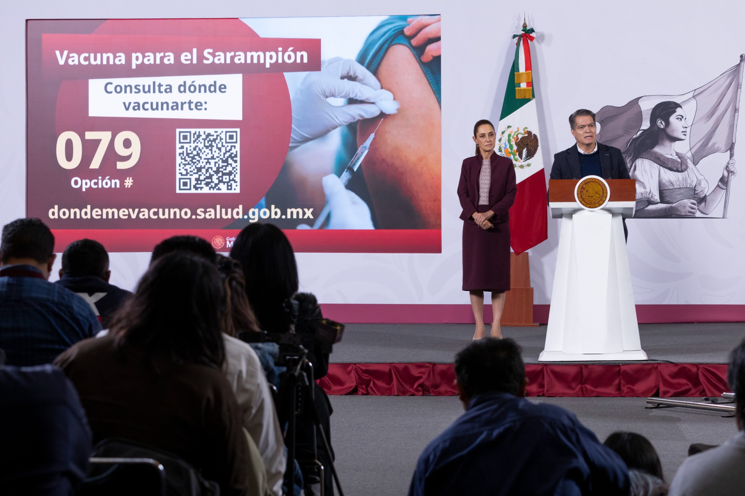 INFORMA GOBIERNO FEDERAL DISPONIBILIDAD DE VACUNAS CONTRA SARAMPIÓN