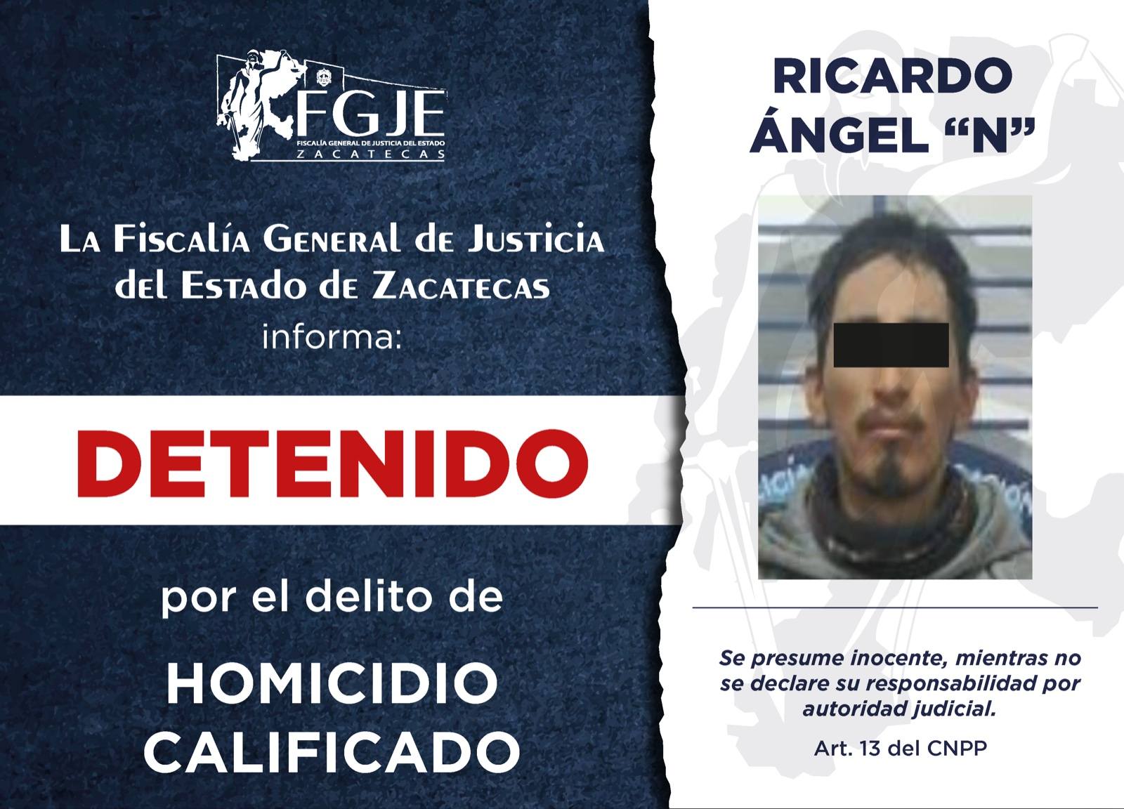 CUMPLIMENTA FGJEZ CINCO ÓRDENES DE APREHENSIÓN EN ZACATECAS