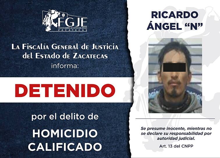 CUMPLIMENTA FGJEZ CINCO ÓRDENES DE APREHENSIÓN EN ZACATECAS