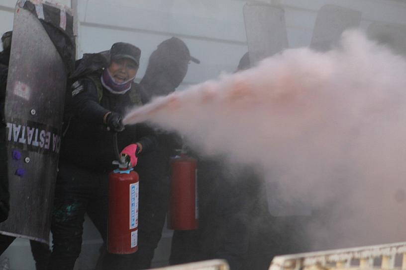 HAY TRES CARPETAS DE INVESTIGACIÓN POR DELITOS CONTRA MANIFESTANTES DEL 8M