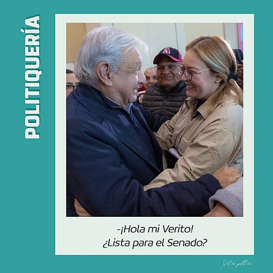 -¡Hola mi Verito! ¿Lista para el Senado?