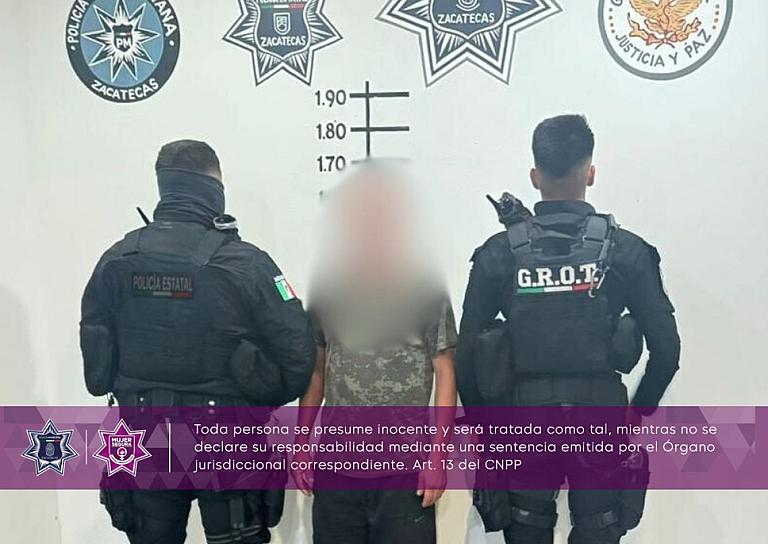 HOMBRE ES DETENIDO POR VIOLENTAR A SU PAREJA