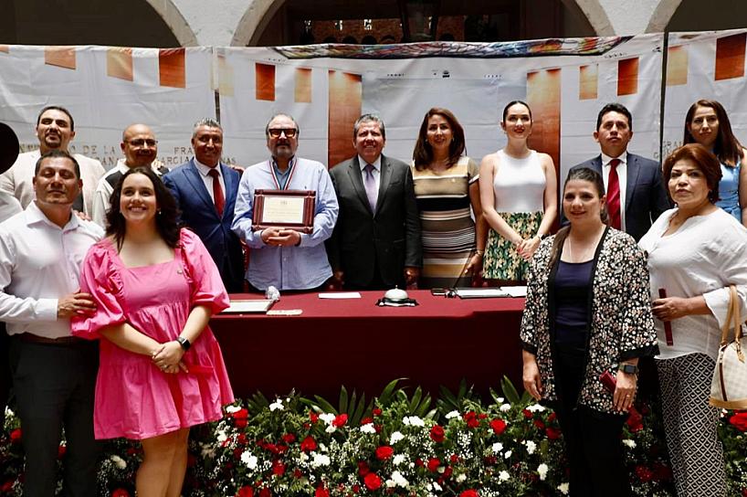  HOMENAJEAN A ANTONIO AGUILAR BARRAZA, EMBAJADOR DE ZACATECAS EN EL MUNDO