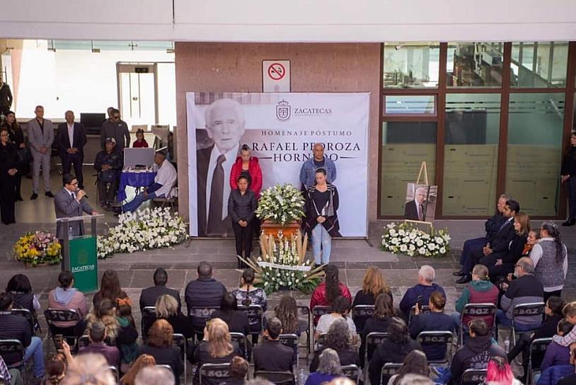 HOMENAJEAN AL JUEZ EMÉRITO RAFAEL PEDROZA
