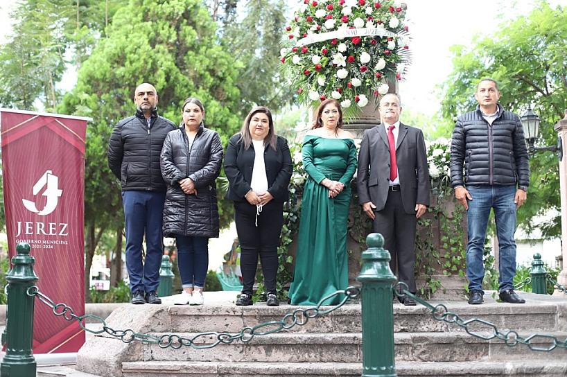 HONRAN AUTORIDADES JEREZANAS LA MEMORIA DE LOS HÉROES DE LA INDEPENDENCIA