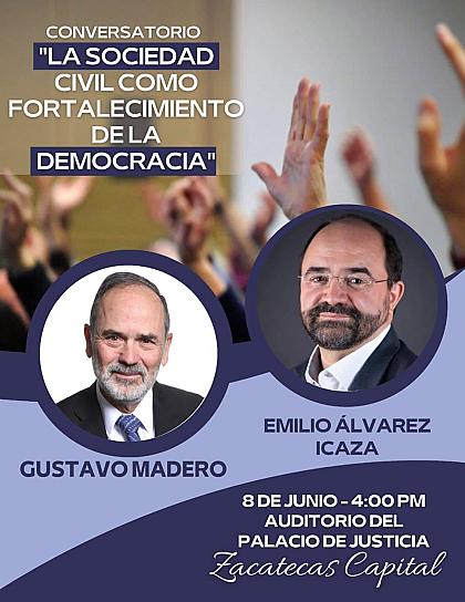 HOY CONVERSATORIO CON GUSTAVO MADERO Y EL POLITÓLOGO EMILIO ÁLVAREZ ICAZA