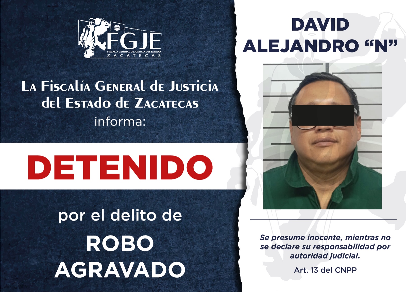 DETIENEN A UNA PERSONA BUSCADA EN EL ESTADO DE DURANGO