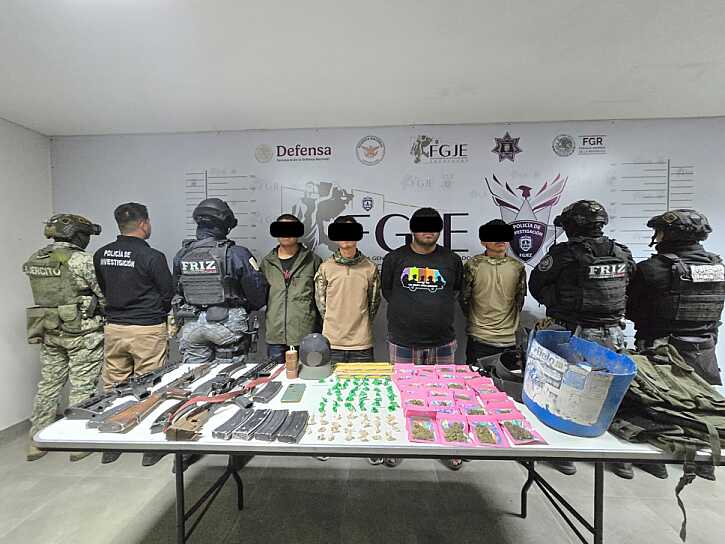DESARTICULAN CÉLULA DELICTIVA EN TEPECHITLÁN; HAY CUATRO DETENIDOS
