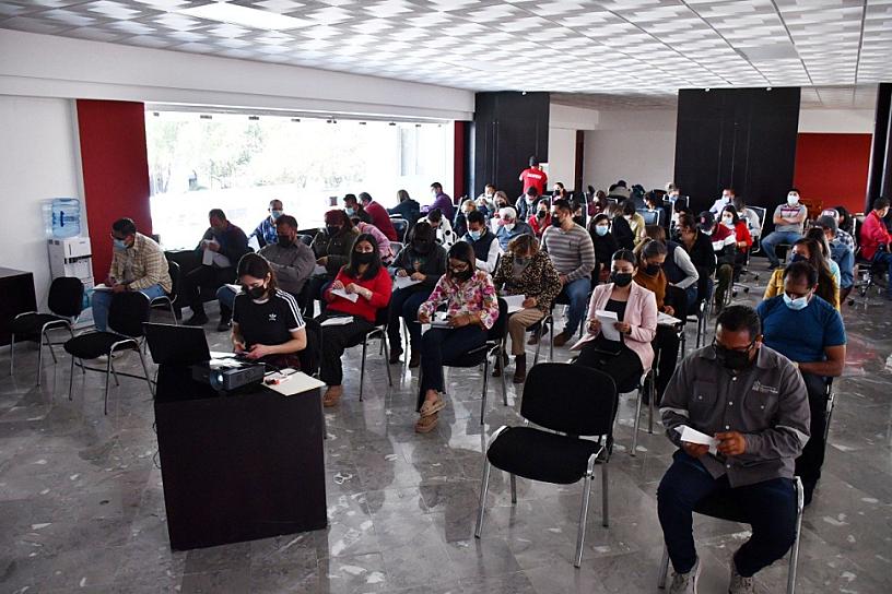   IMPARTEN CAPACITACIÓN EN RELACIONES HUMANAS EN EL TRABAJO A SERVIDORES PÚBLICOS DE GUADALUPE 